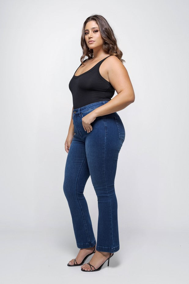 Jeans blauw FOX FACTOR.