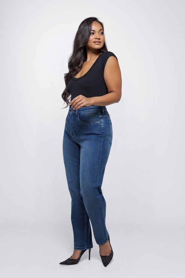 Jeans blauw FOX FACTOR.