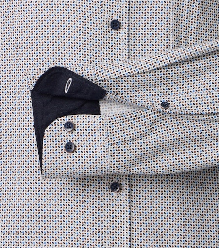 Hemden lange mouw groen Casa Moda