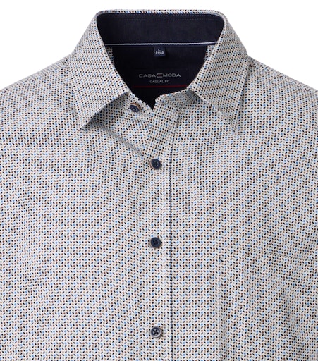 Hemden lange mouw groen Casa Moda