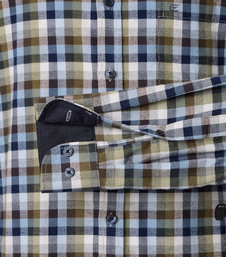 Hemden lange mouw groen Casa Moda