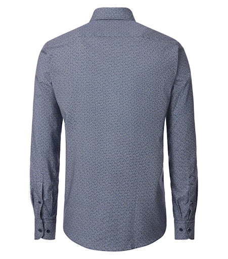 Hemden lange mouw blauw Casa Moda