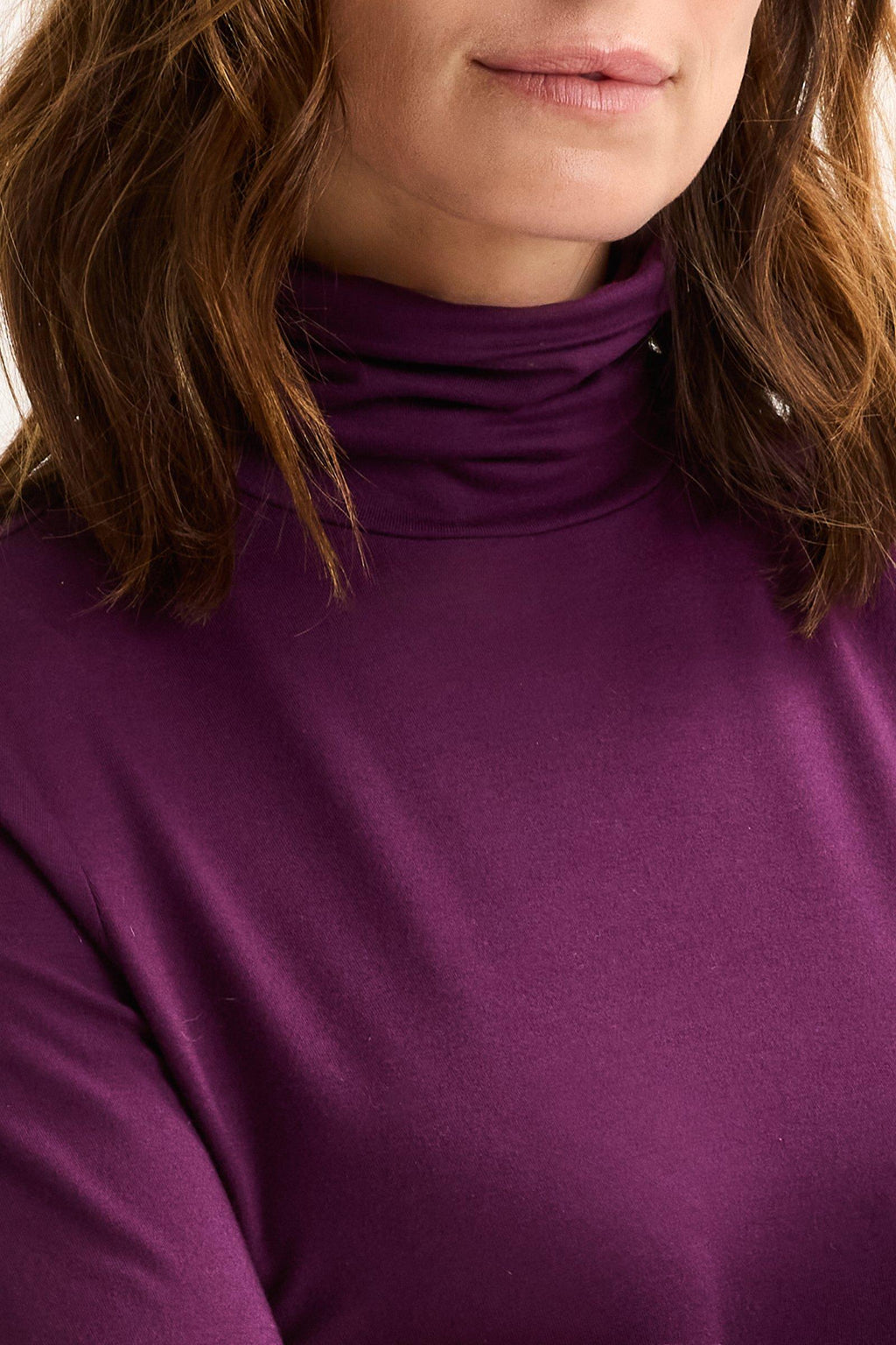 T-shirts lange mouw paars Mayerline