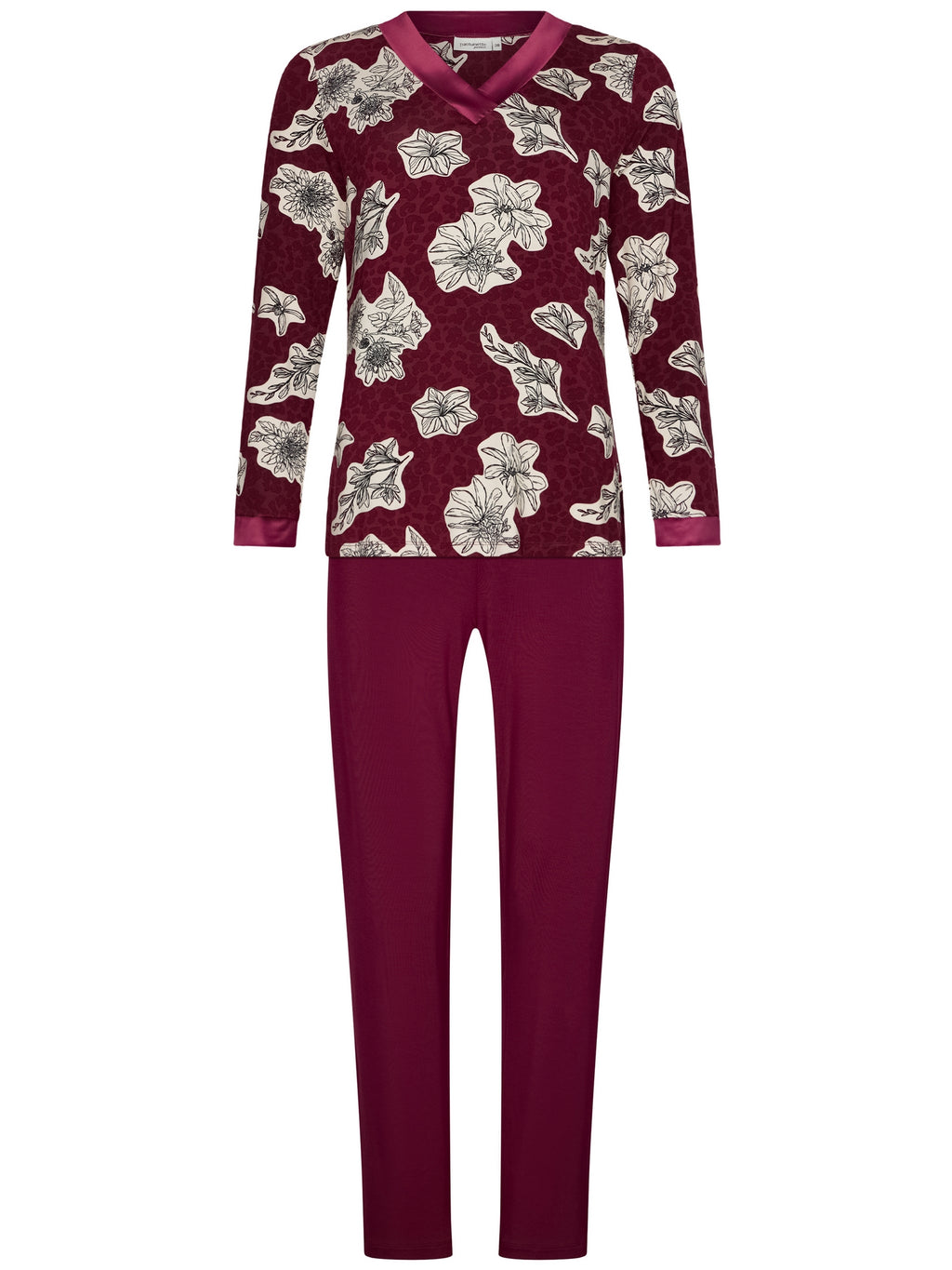 Pyjama's bordeaux Pastunette