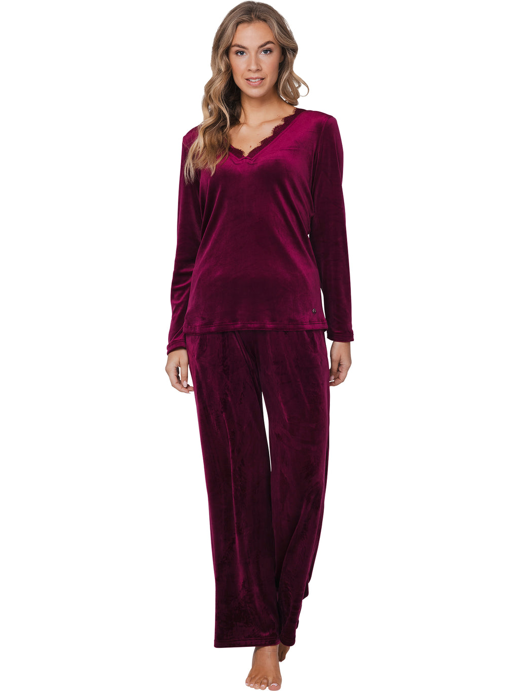 Pyjama's bordeaux Pastunette