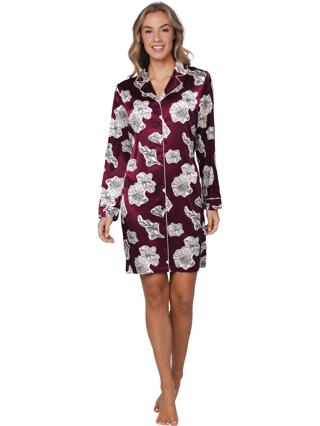 Pyjama's bordeaux Pastunette