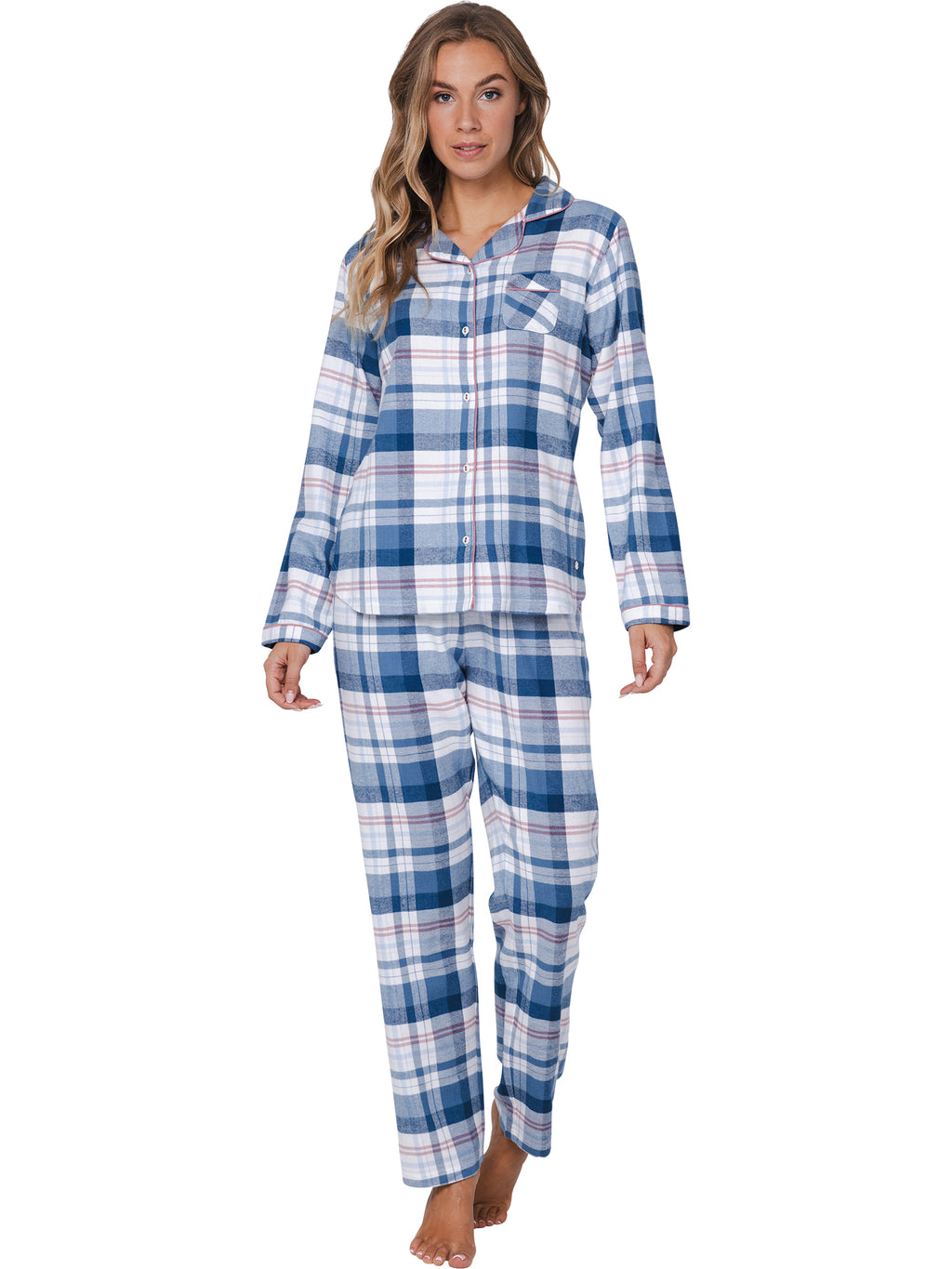 Pyjama's blauw Pastunette