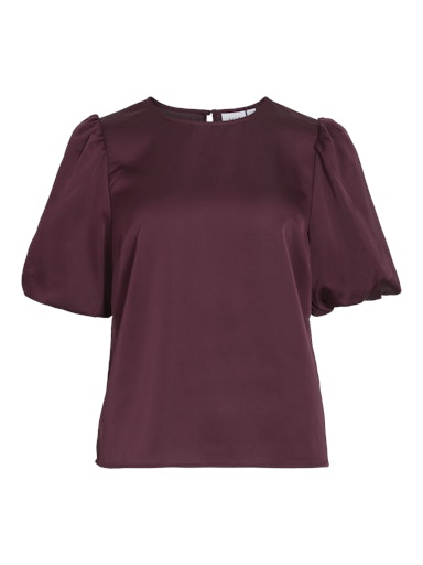 T-shirts korte mouw bordeaux VILA