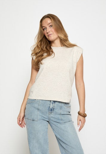 T-shirts korte mouw beige Minus