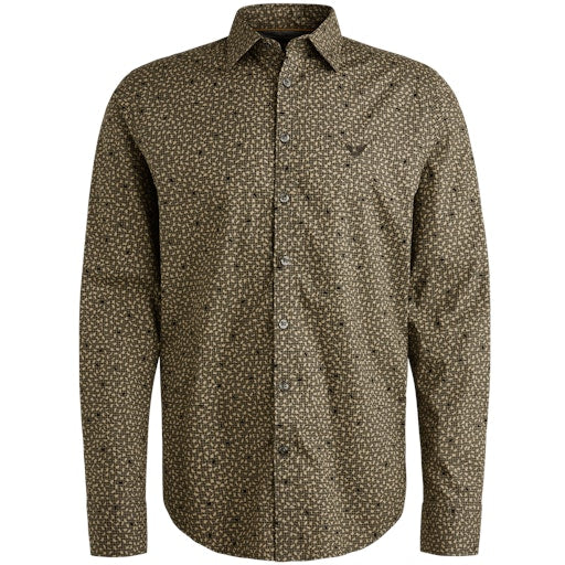 Hemden lange mouw blauw PME