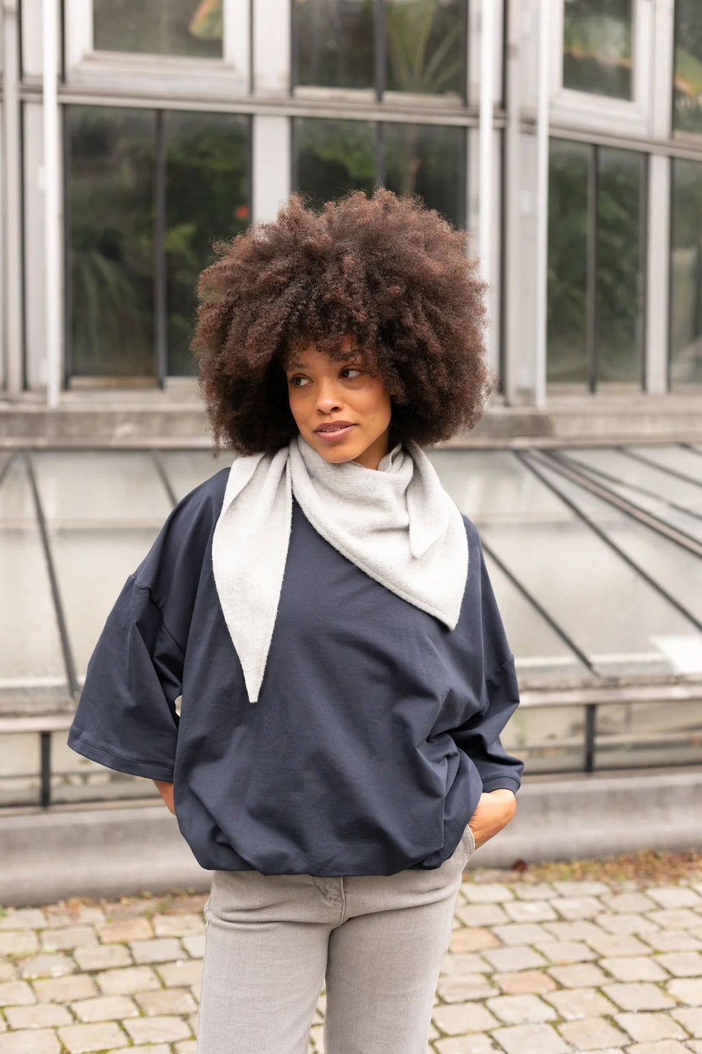 Sjaals beige BLACK ROSE