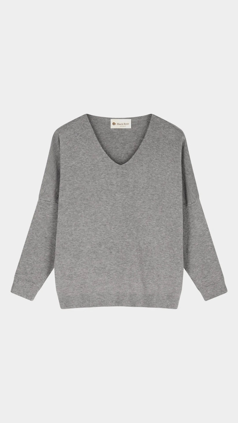 Pulls grijs BLACK ROSE