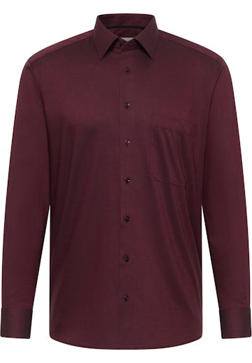 Hemden lange mouw bordeaux ETERNA