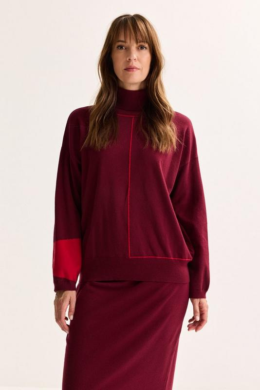 Pulls bordeaux Mayerline