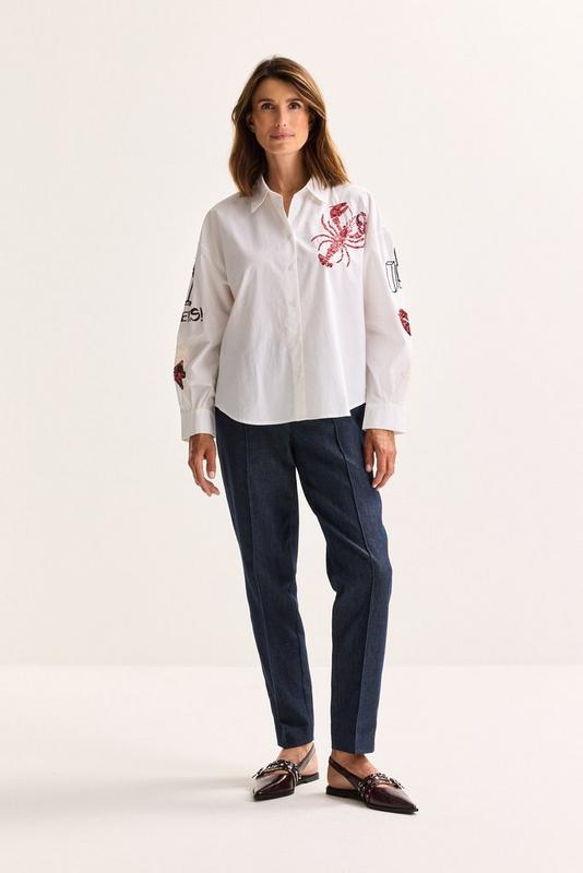 Blouses lange mouw wit Mayerline