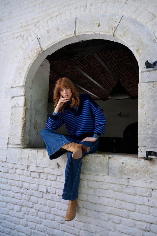 Pulls blauw Améline