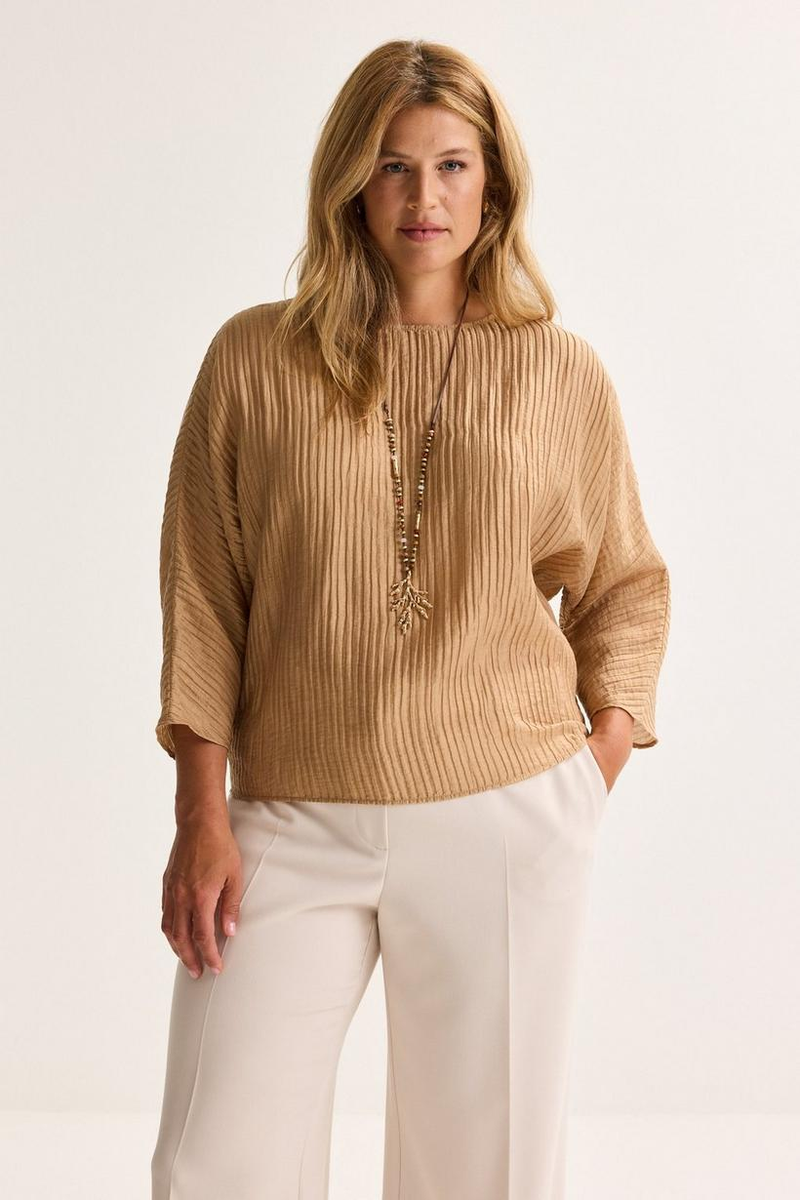 Blouses lange mouw goud Mayerline