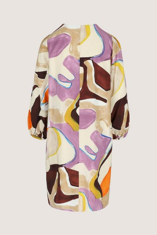 Jurken lange mouw multicolor Mayerline