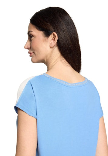 Blouses korte mouw blauw Betty & Co