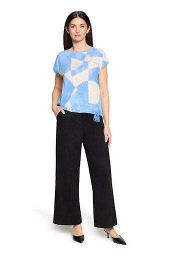 Blouses korte mouw blauw Betty & Co