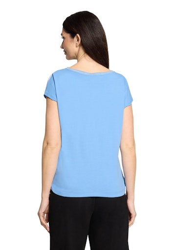 Blouses korte mouw blauw Betty & Co