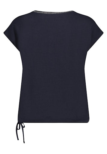 Blouses korte mouw navy Betty & Co