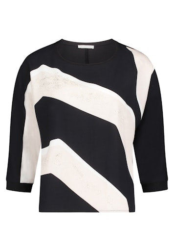 Blouses korte mouw zwart Betty & Co