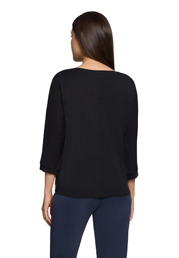 Blouses korte mouw zwart Betty & Co
