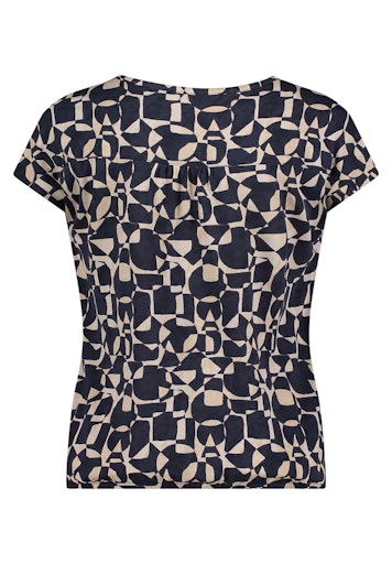Blouses korte mouw navy Betty & Co