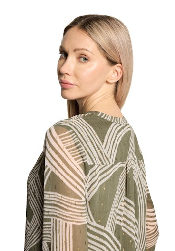 Blouses korte mouw groen Betty & Co