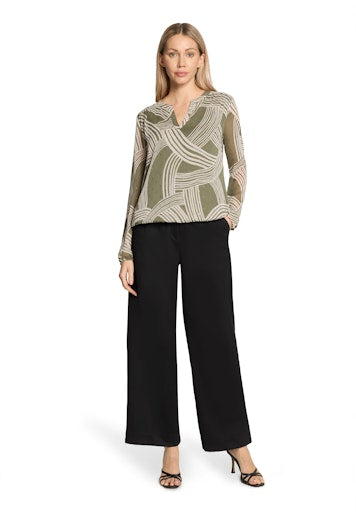 Blouses korte mouw groen Betty & Co