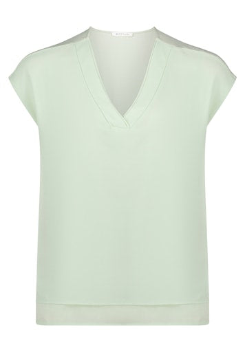 Blouses korte mouw groen Betty & Co