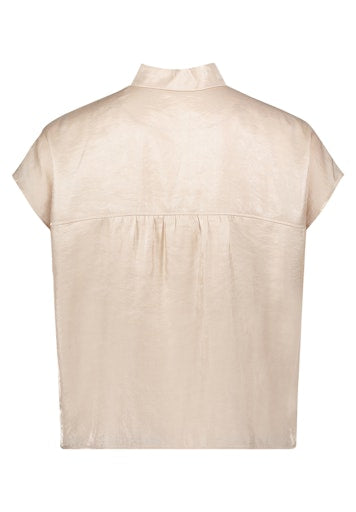 Blouses korte mouw beige Betty & Co