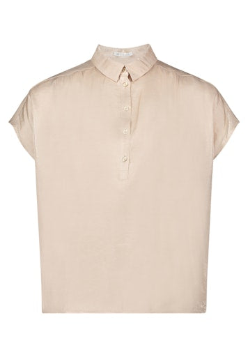 Blouses korte mouw beige Betty & Co