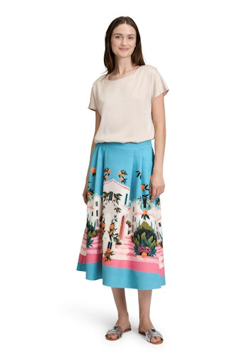 Blouses korte mouw beige Betty & Co