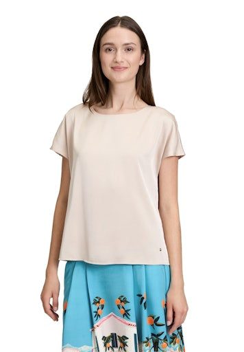 Blouses korte mouw beige Betty & Co