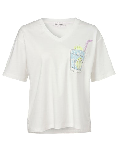 T-shirts korte mouw wit eiszeit