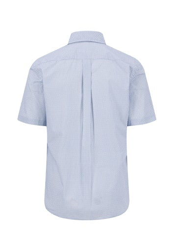 Hemden lange mouw navy Fynch-Hatton