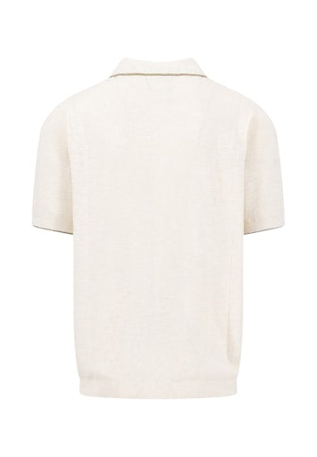 Polo's korte mouw beige Fynch-Hatton