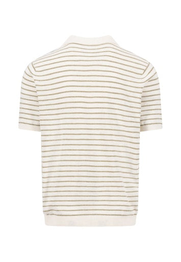 Polo's korte mouw beige Fynch-Hatton