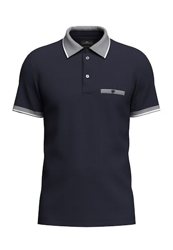 Polo's korte mouw blauw Fynch-Hatton