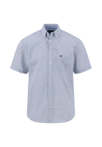 Hemden lange mouw navy Fynch-Hatton