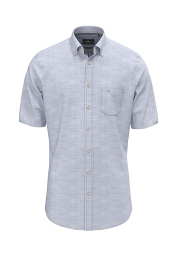 Hemden lange mouw navy Fynch-Hatton