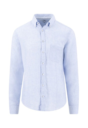 Hemden lange mouw navy Fynch-Hatton