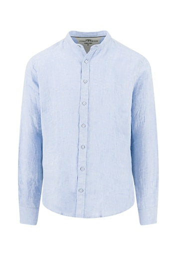 Hemden lange mouw navy Fynch-Hatton