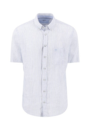 Hemden lange mouw navy Fynch-Hatton