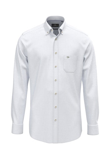 Hemden lange mouw navy Fynch-Hatton