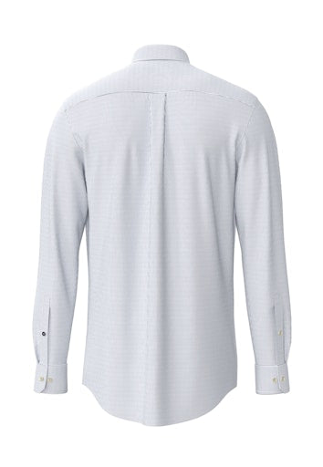 Hemden lange mouw blauw Fynch-Hatton