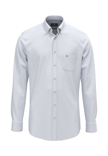 Hemden lange mouw navy Fynch-Hatton