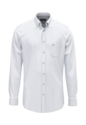 Hemden lange mouw navy Fynch-Hatton
